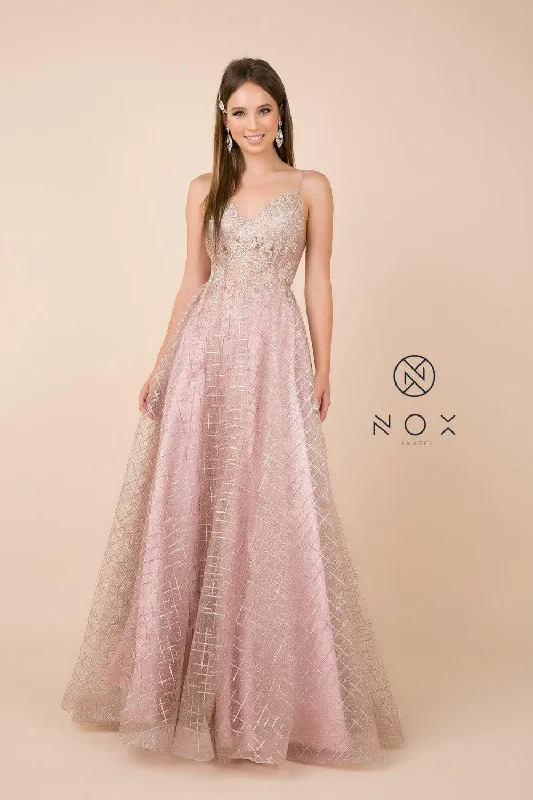 Long Prom Sleeveless Dress Evening Gown