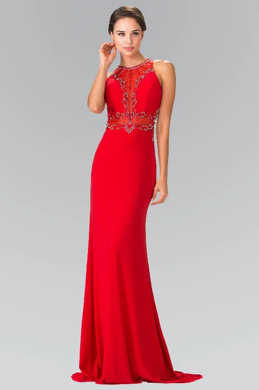 Long Formal Fitted Prom Dress Evening Gown