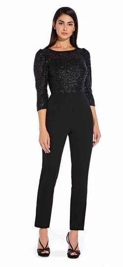 Adrianna Papell AP1E206237 Long Formal Long Sleeve Pant Suit