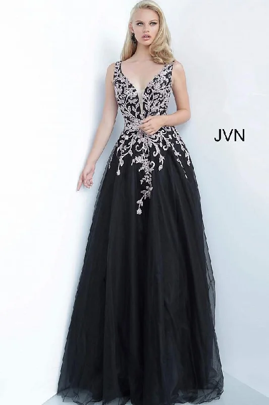 Jovani 2302 Long Sleeveless Prom Ball Gown