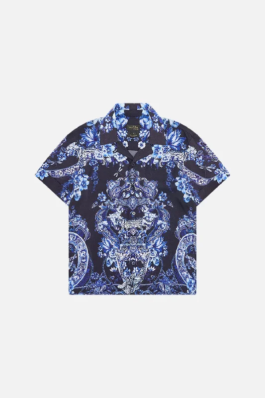 BOYS' SHORT SLEEVE SHIRT DELFT DYNASTY