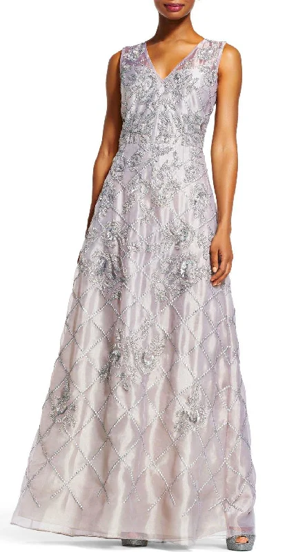 Adrianna Papell AP1E201287 Long Formal Organza Dress