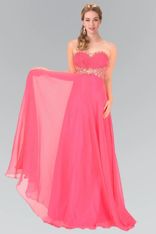 Sweetheart Chiffon Long Prom Dress Formal