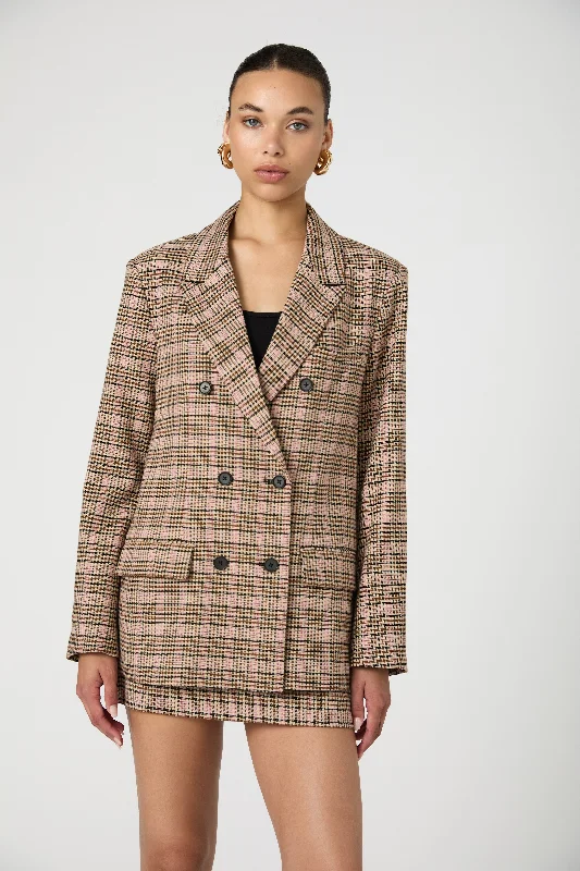 Gina Check Blazer