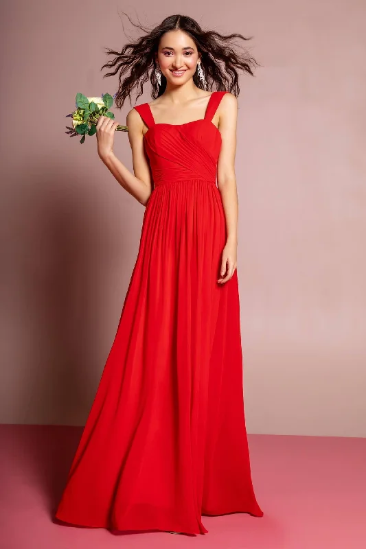 Sleeveless Chiffon Long Formal Dress