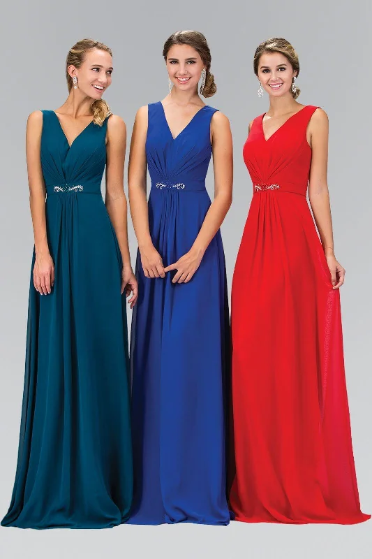 Long Bridesmaid Prom Formal Dress