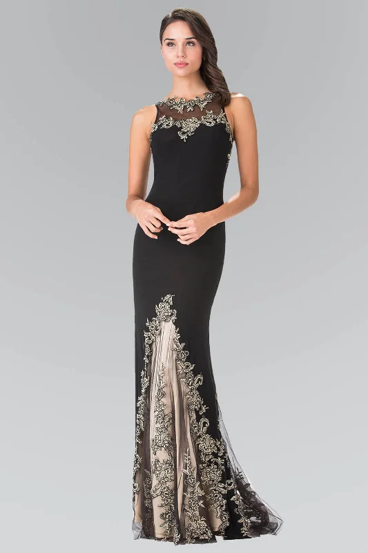 Long Formal Fitted Prom Dress Evening Gown