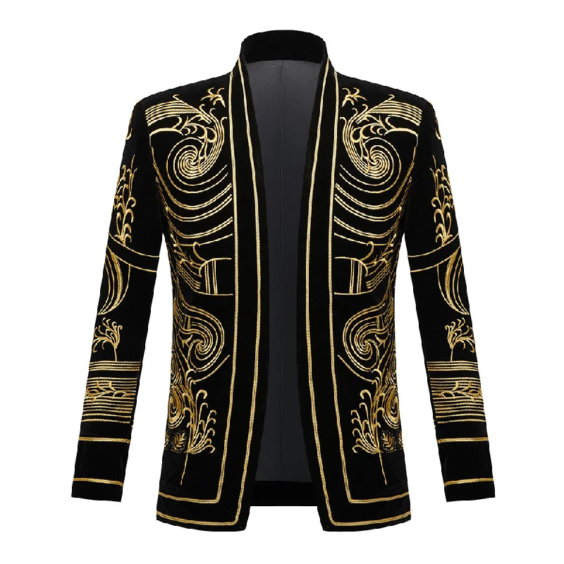 Men'S Blazer Singer Stage Performance Costume