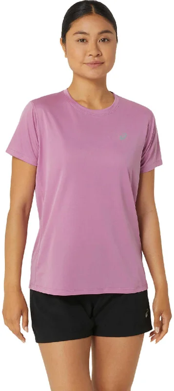 Women's Silver Short Sleeve Top