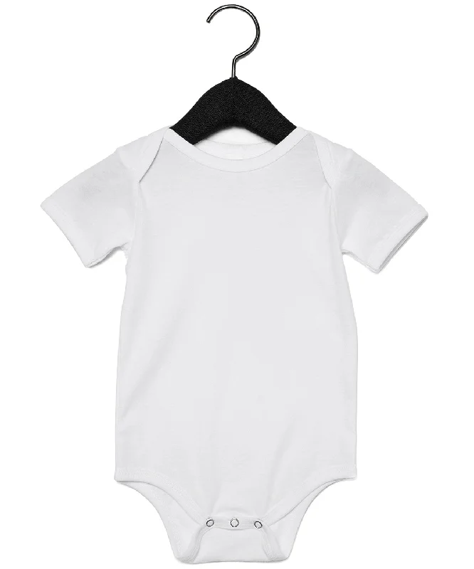 White - Baby Jersey short sleeve one piece