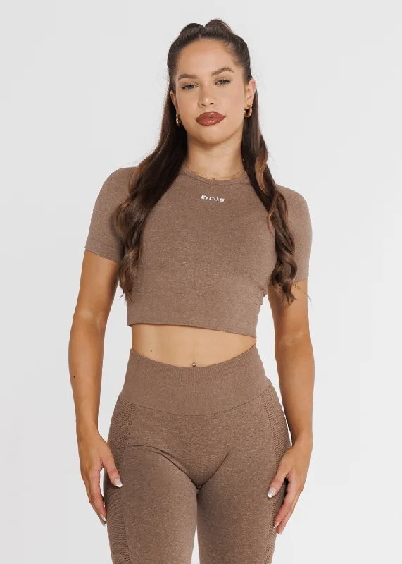 Prime Seamless Short Sleeve - Cinnamon