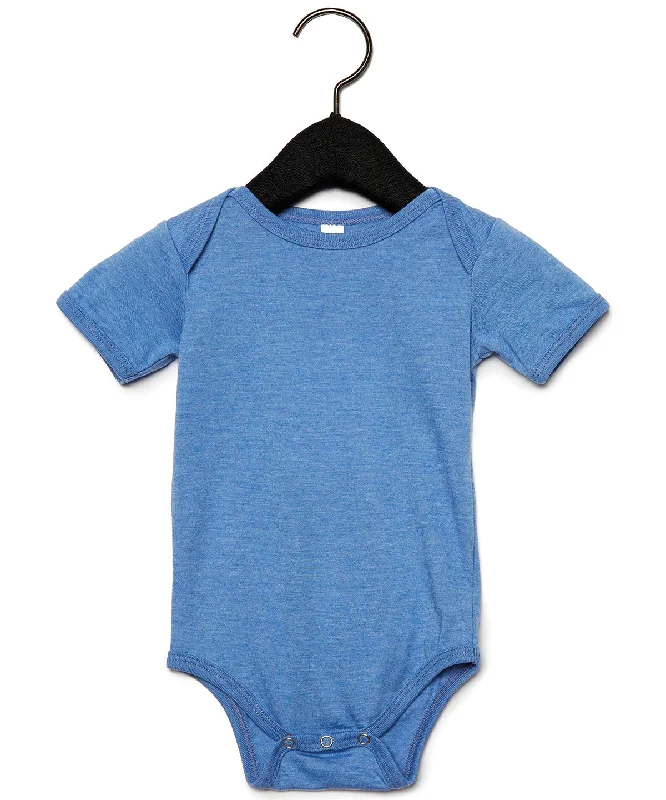 Heather Columbia Blue - Baby Jersey short sleeve one piece