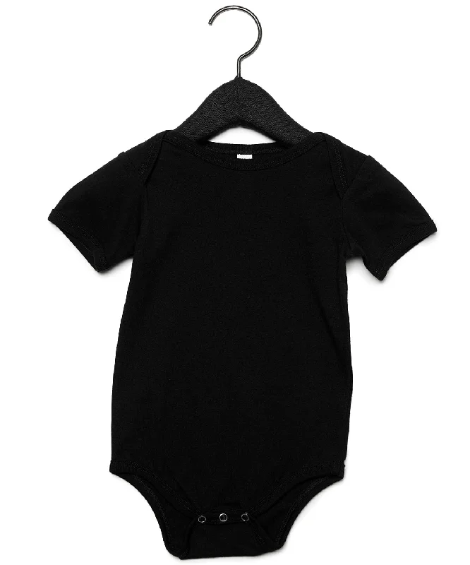 Black - Baby Jersey short sleeve one piece