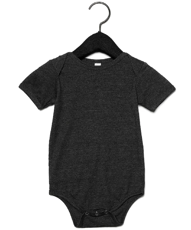 Dark Grey Heather - Baby Jersey short sleeve one piece