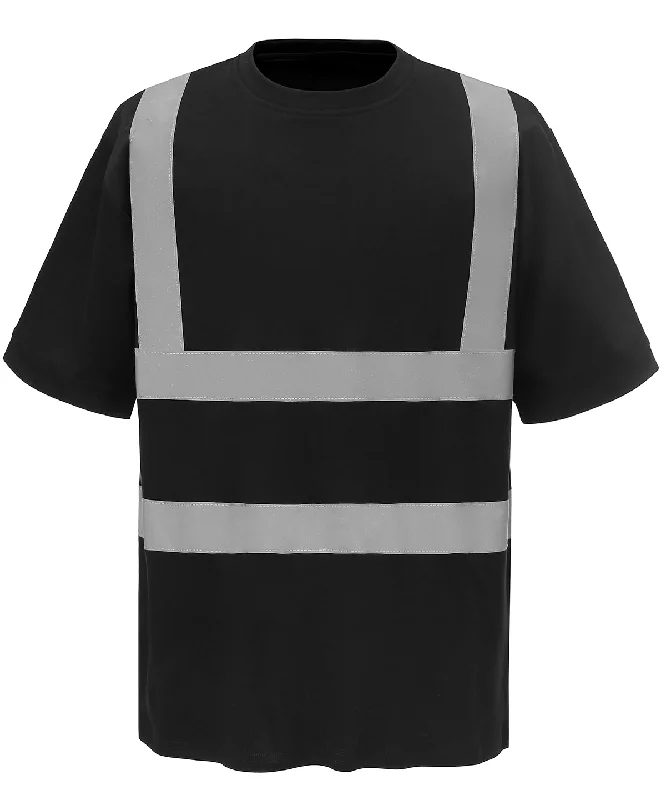 Black - Hi-vis short sleeve t-shirt (HVJ410)