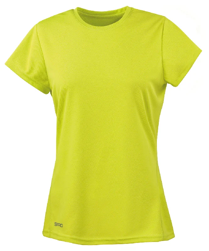 Lime Green - Women's Spiro quick-dry short sleeve t-shirt