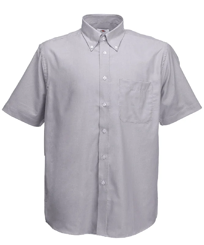 Oxford Grey - Oxford short sleeve shirt