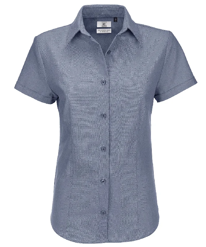 Silver Moon - B&C Oxford short sleeve /women