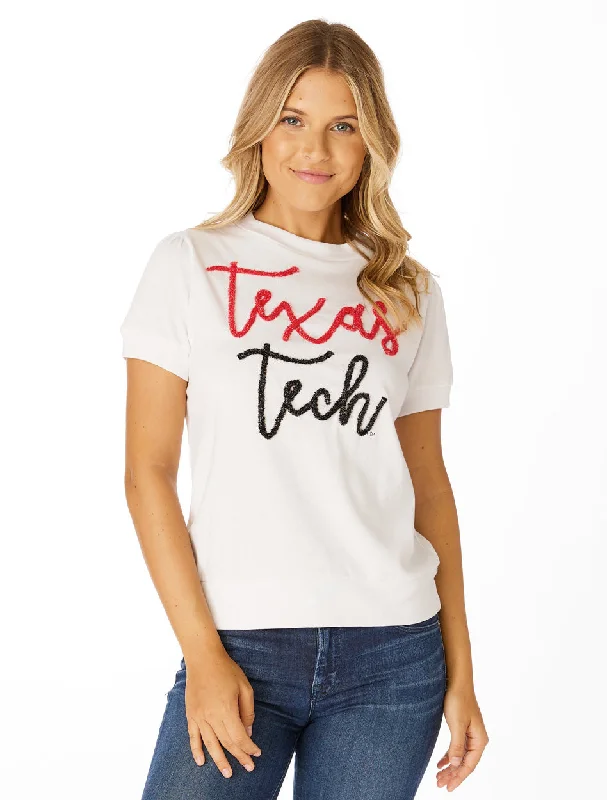 Texas Tech Red Raiders Stewart Simmons "The Glitter Script" Short Sleeve