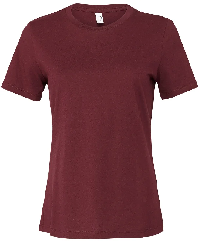 Maroon - Women's relaxed Jersey short sleeve tee