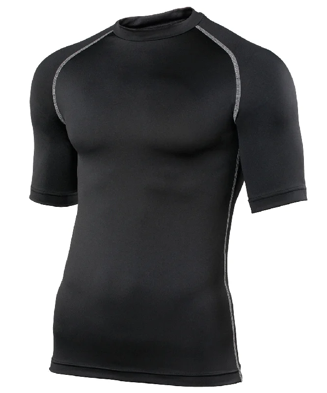 Black - Rhino baselayer short sleeve