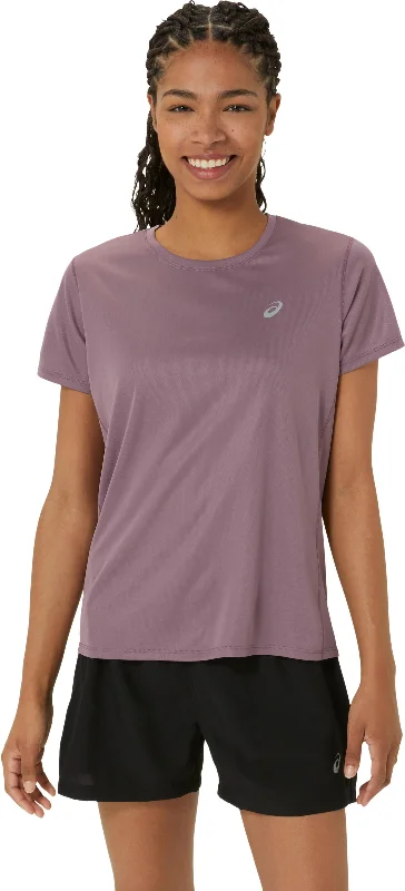 Women's Silver Short Sleeve Top