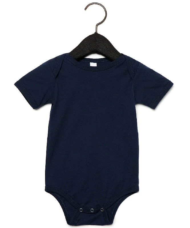 Navy - Baby Jersey short sleeve one piece