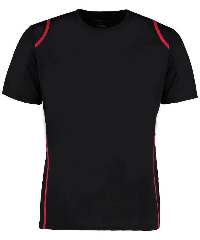 Black/Red - Gamegear® Cooltex® t-shirt short sleeve (regular fit)