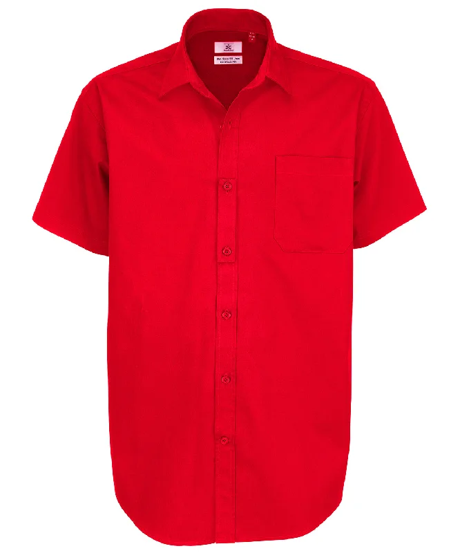 Deep Red - B&C Sharp short sleeve /men