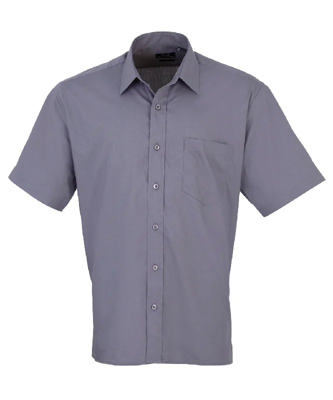 Steel* - Short sleeve poplin shirt