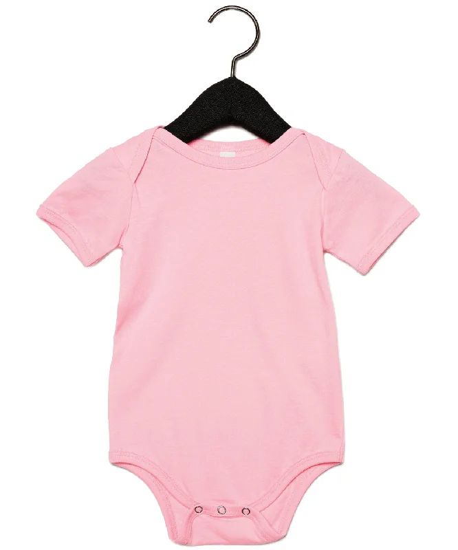 Pink - Baby Jersey short sleeve one piece