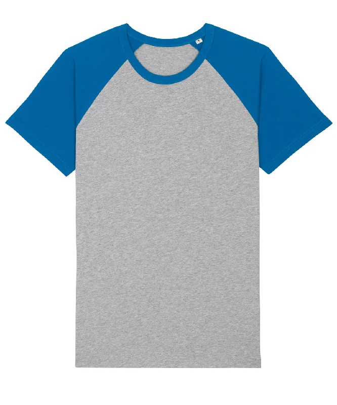 Heather Grey/Royal Blue - Catcher unisex short sleeve t-shirt (STTU825)