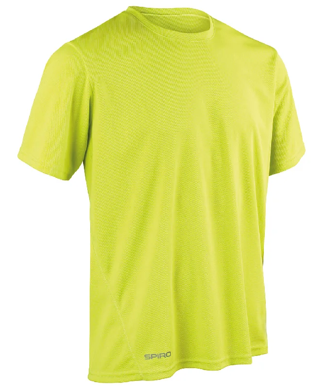 Lime Green - Spiro quick-dry short sleeve t-shirt