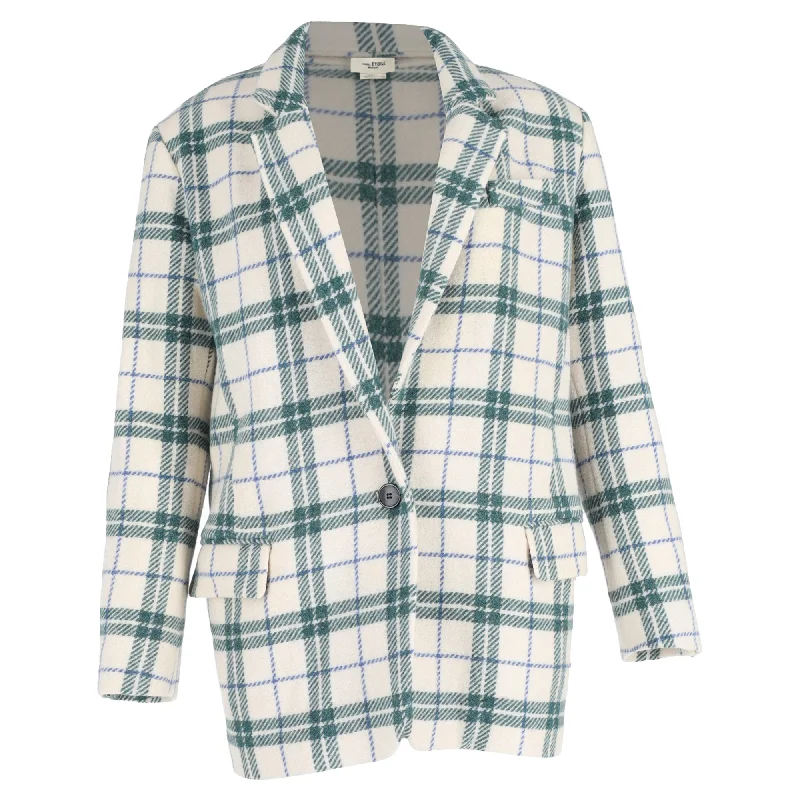 Isabel Marant Étoile Checked Blazer in Multicolor Wool