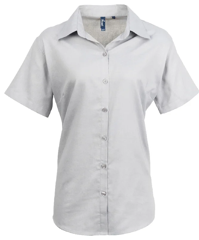 Silver - Women's signature Oxford short sleeve shirt