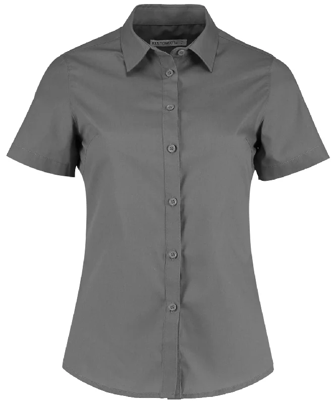 Graphite - Women's poplin shirt short sleeve