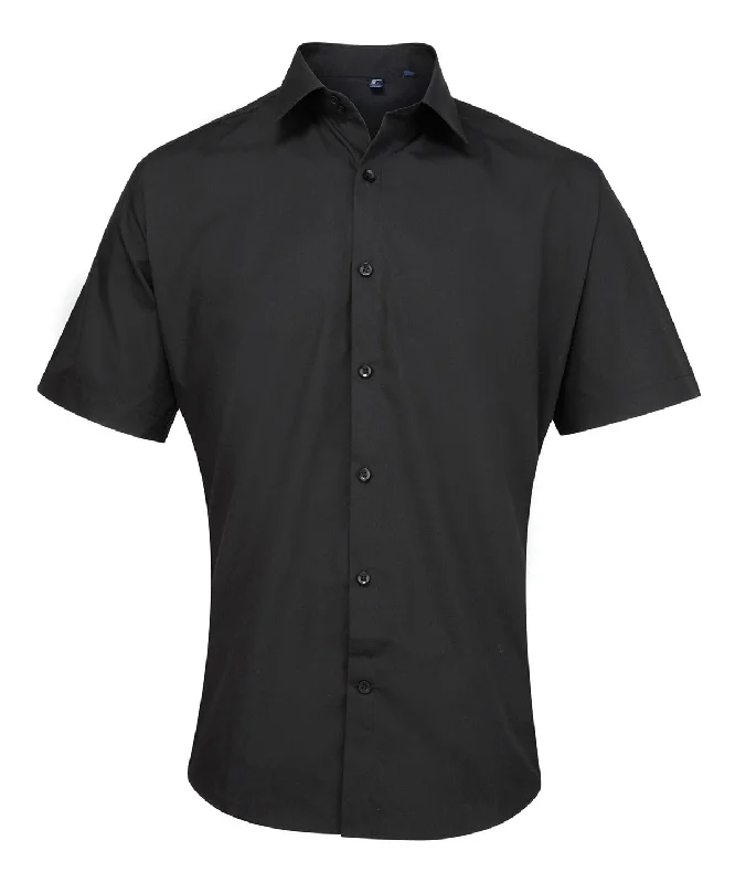 Black - Supreme poplin short sleeve shirt