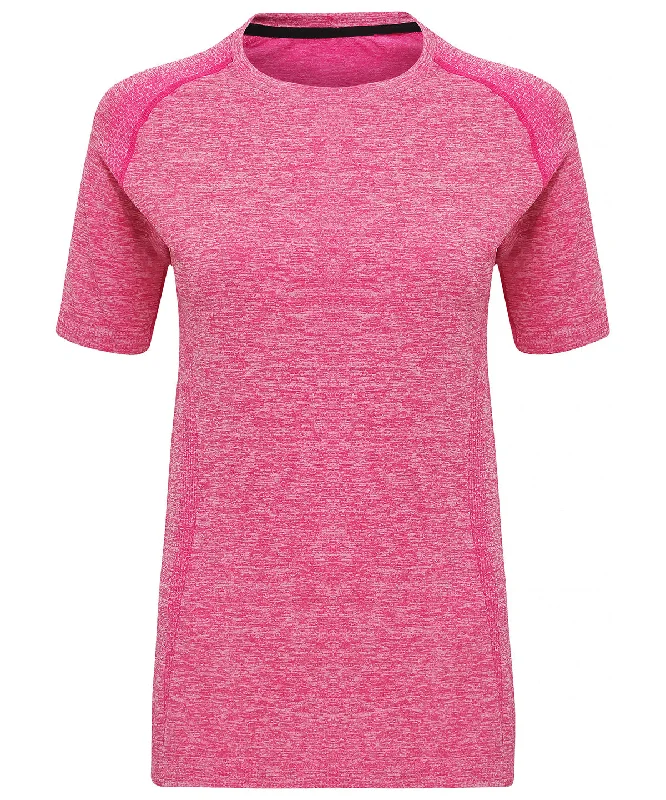 Pink - Women's TriDri® seamless '3D fit' multi-sport performance short sleeve top