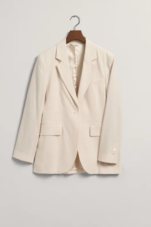 Stretch Linen Blazer