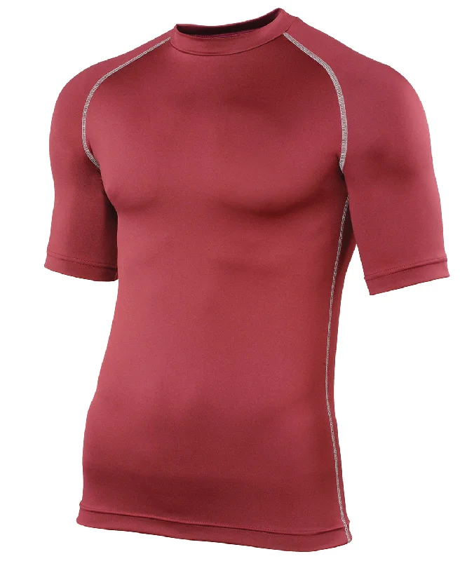 Maroon - Rhino baselayer short sleeve