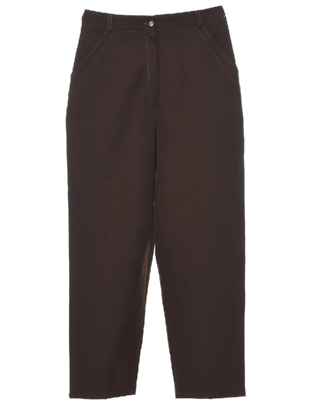 Brown Trousers - W30 L28