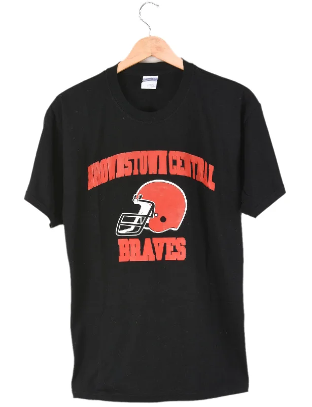 Brownstown Central Braves Printed T-shirt - L