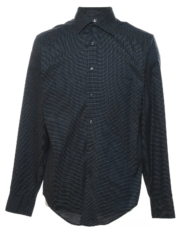 Calvin Klein Black Checked Shirt - M