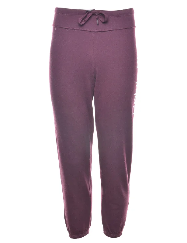 Calvin Klein Plum Track Pants - W35 L27