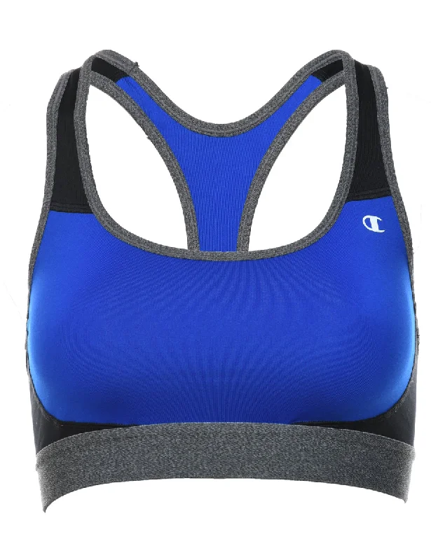 Champion Blue Sports Bra - S