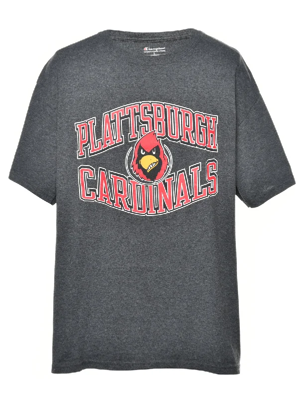 Champion Plattsburgh Cardinals Printed T-shirt - L