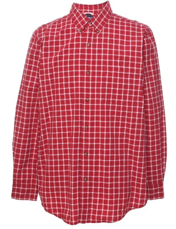 Chaps Checked Shirt - L