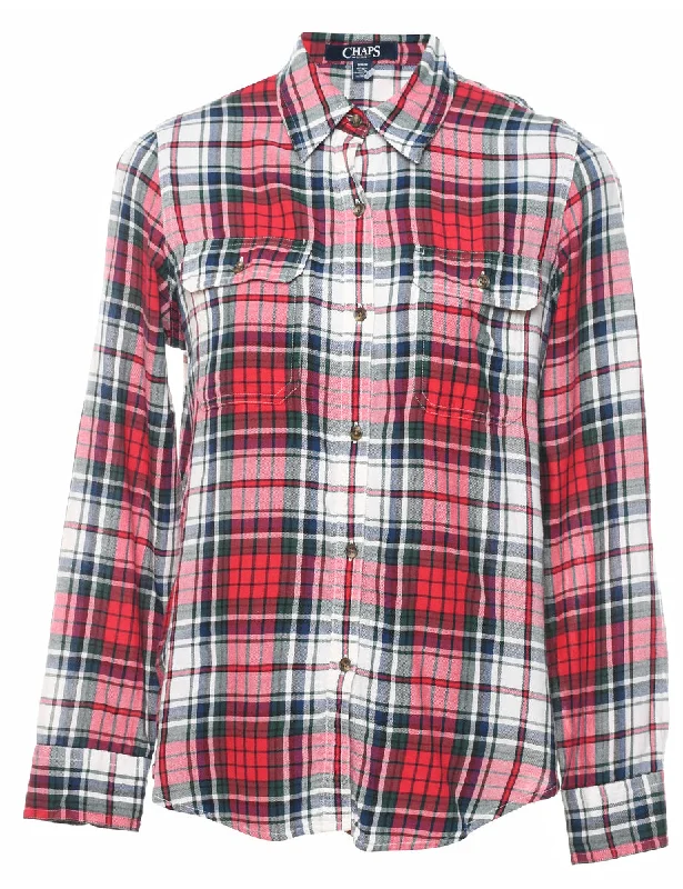 Chaps Checked Shirt - M