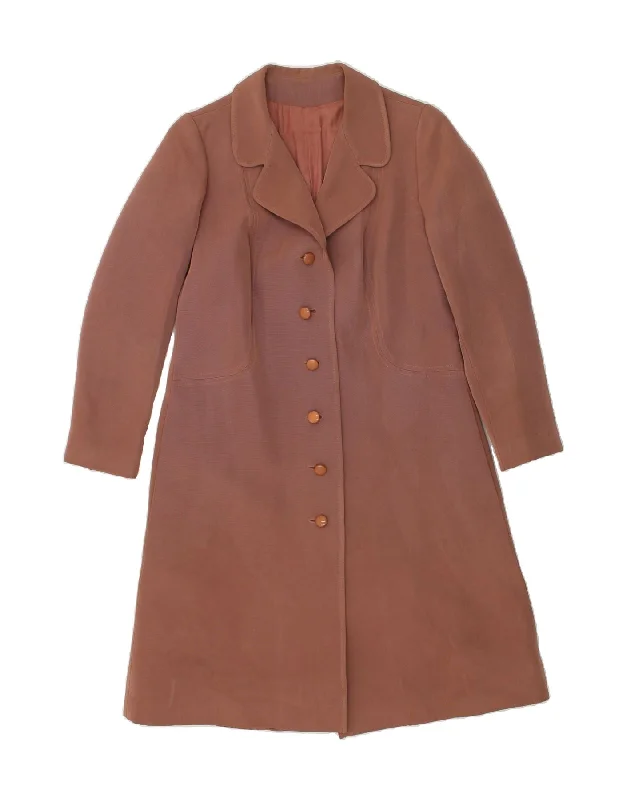 MAX MARA Womens Overcoat IT 46 Large Brown