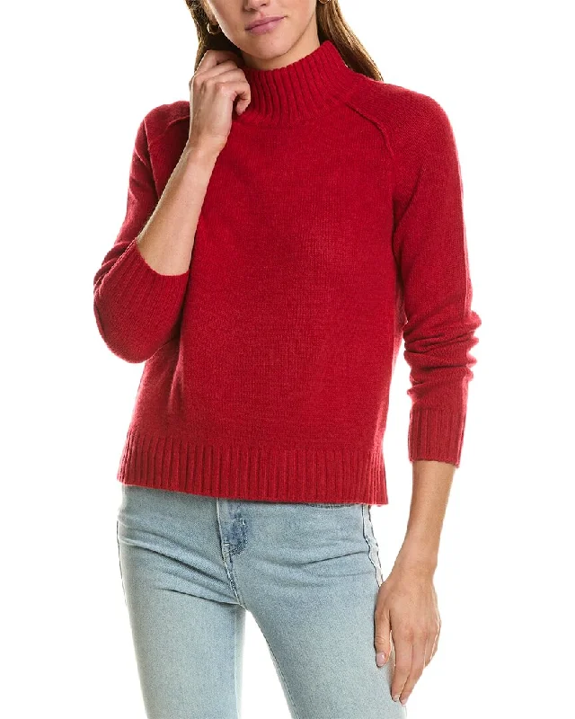 Hannah Rose Turtleneck Wool & Cashmere-Blend Sweater